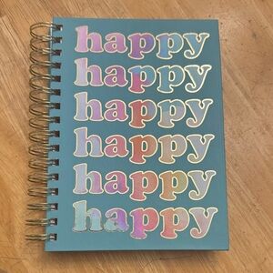 Blue and Gold Spiral Notebook